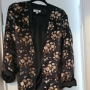 Draper James Black Floral Women's Jacket